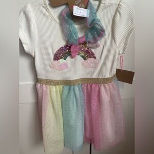 Rainbow girls 2t dress